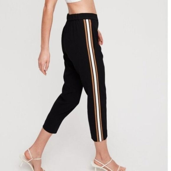 Aritzia Babaton Conan Cropped Track Stripe Pant - Picture 1 of 5